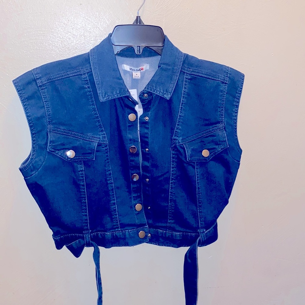 Women’s denim vest